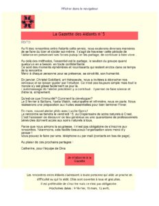 La Gazette des aidants en Vallée de la Drôme Février 2024